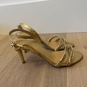 Michael Kors Gold Heels